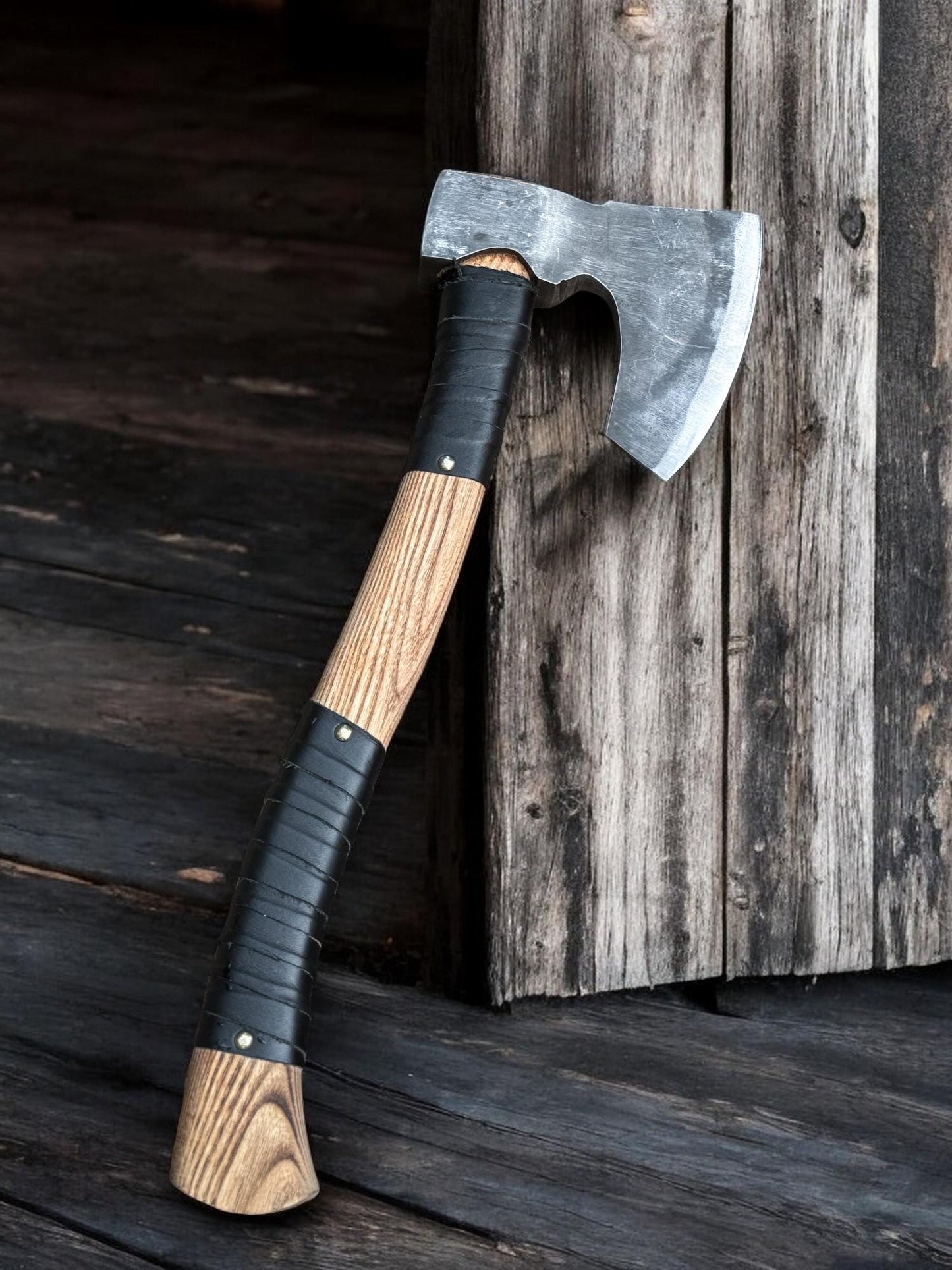 Hand Forged Hatchet With Sheath