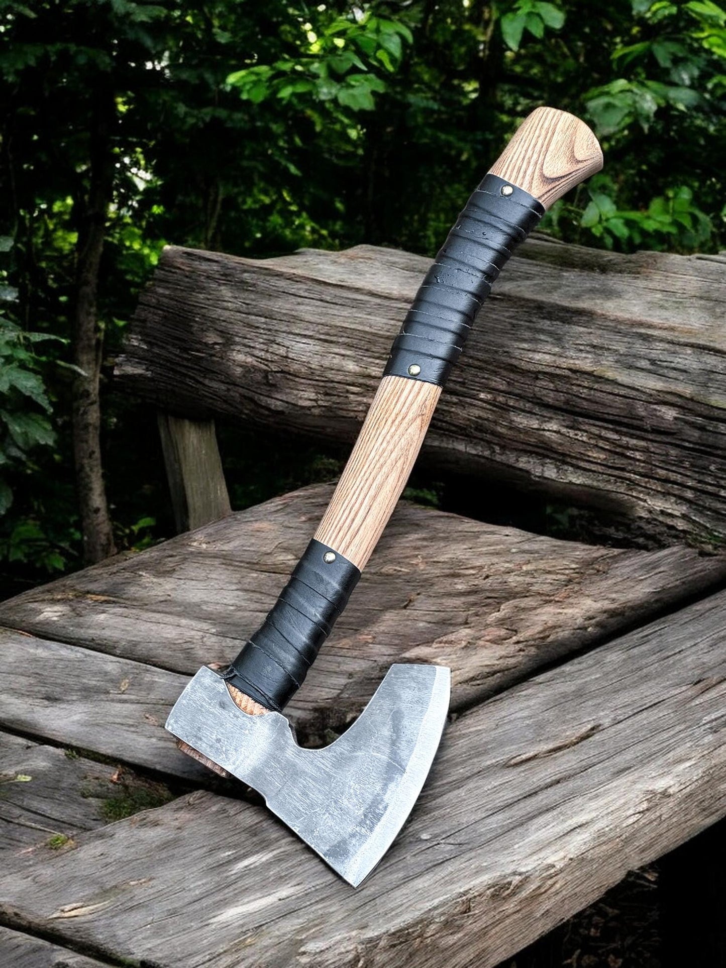 Hand Forged Hatchet With Sheath